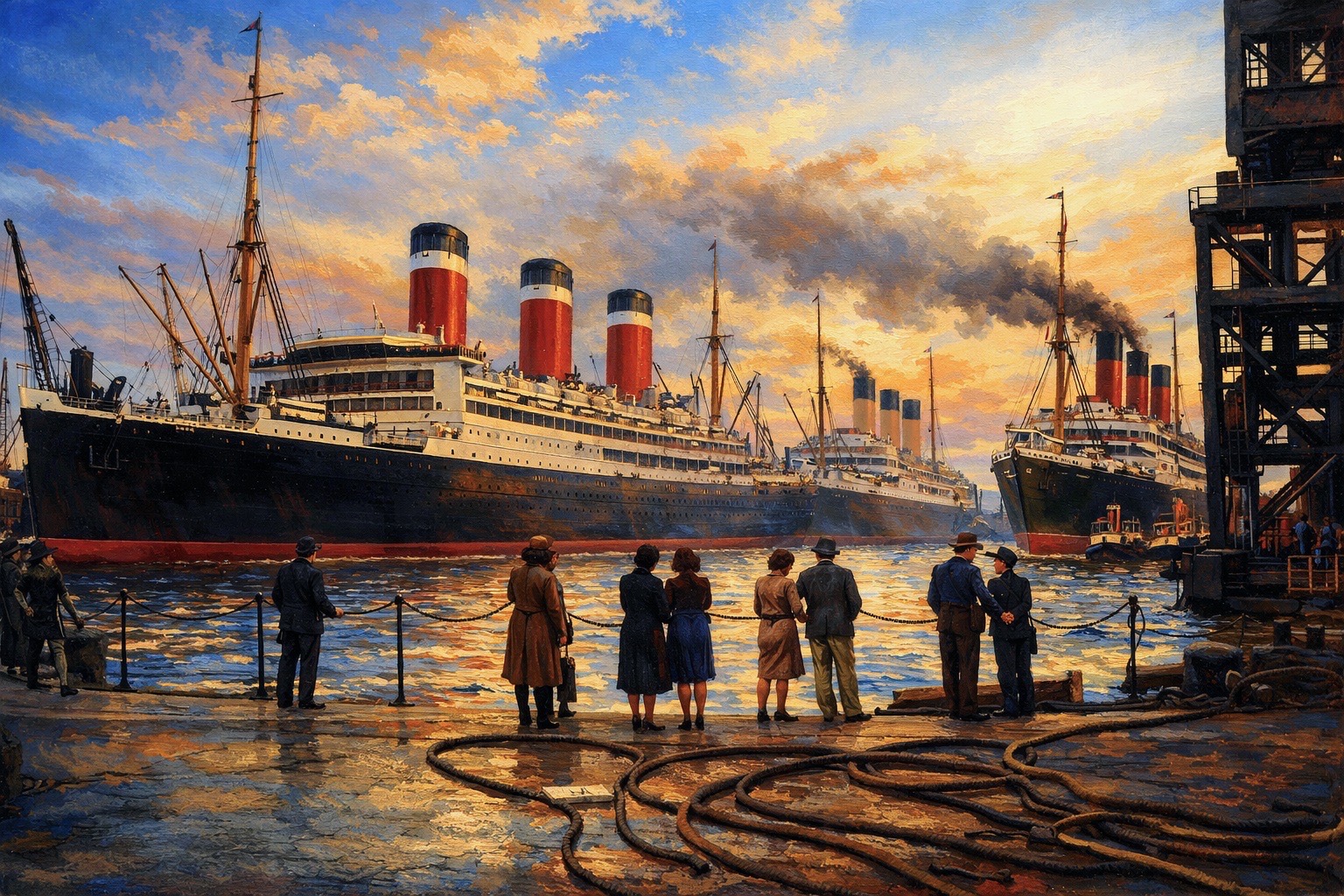 German prestige liner representing prewar British-German competition