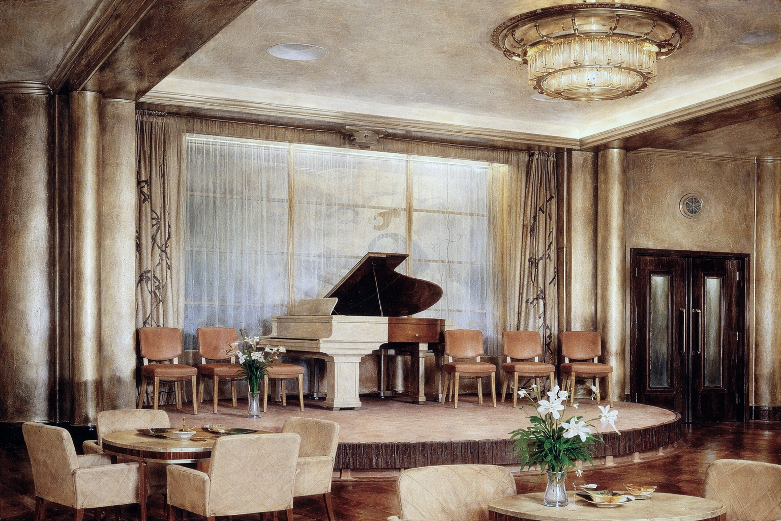 Ballroom or major entertainment space aboard RMS Queen Mary