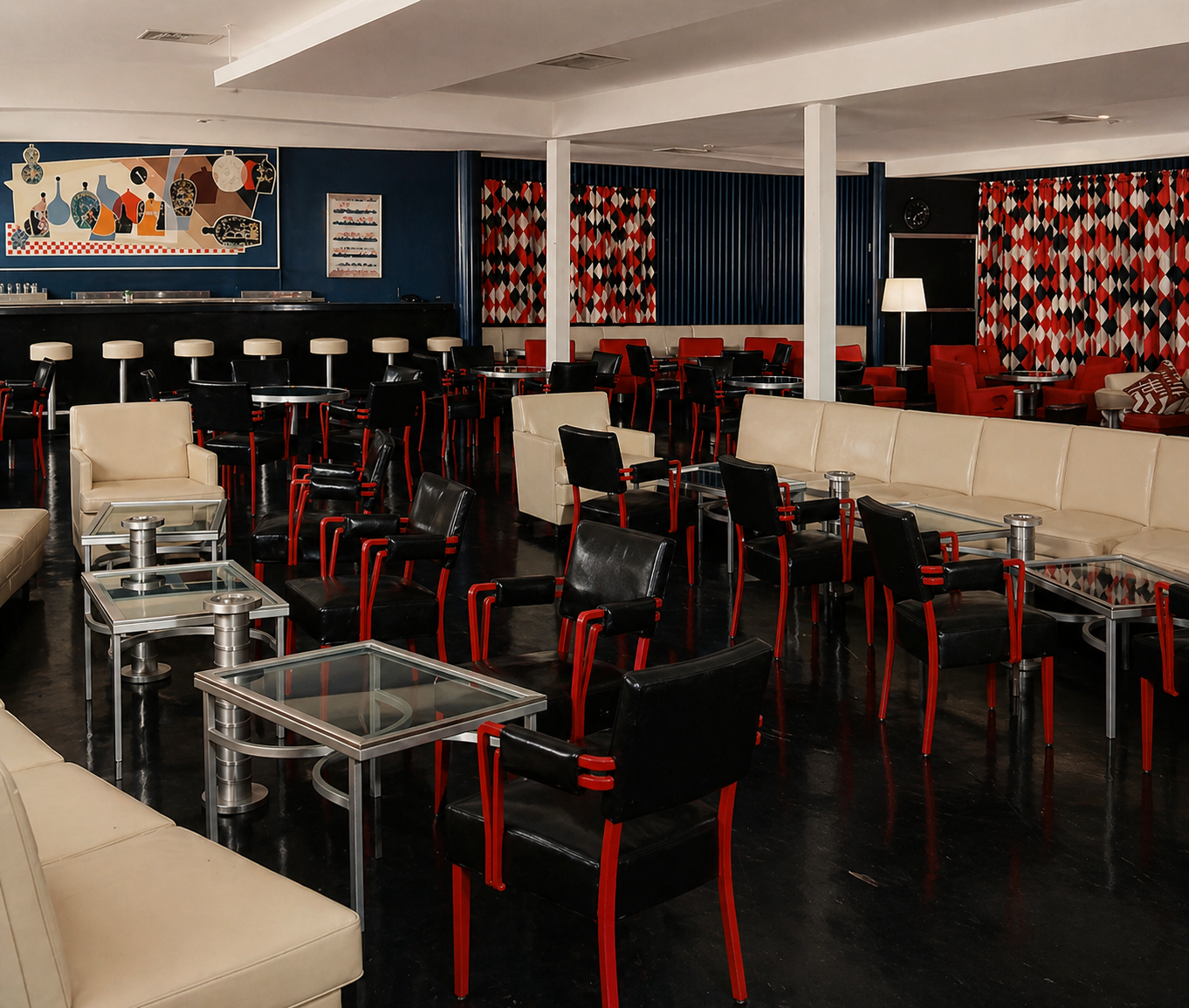 Cabin Class Smoking Room aboard SS United States