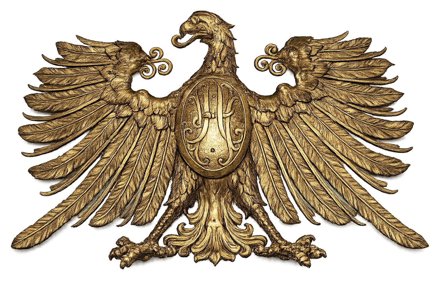 Imperial German eagle crest associated with SS Vaterland