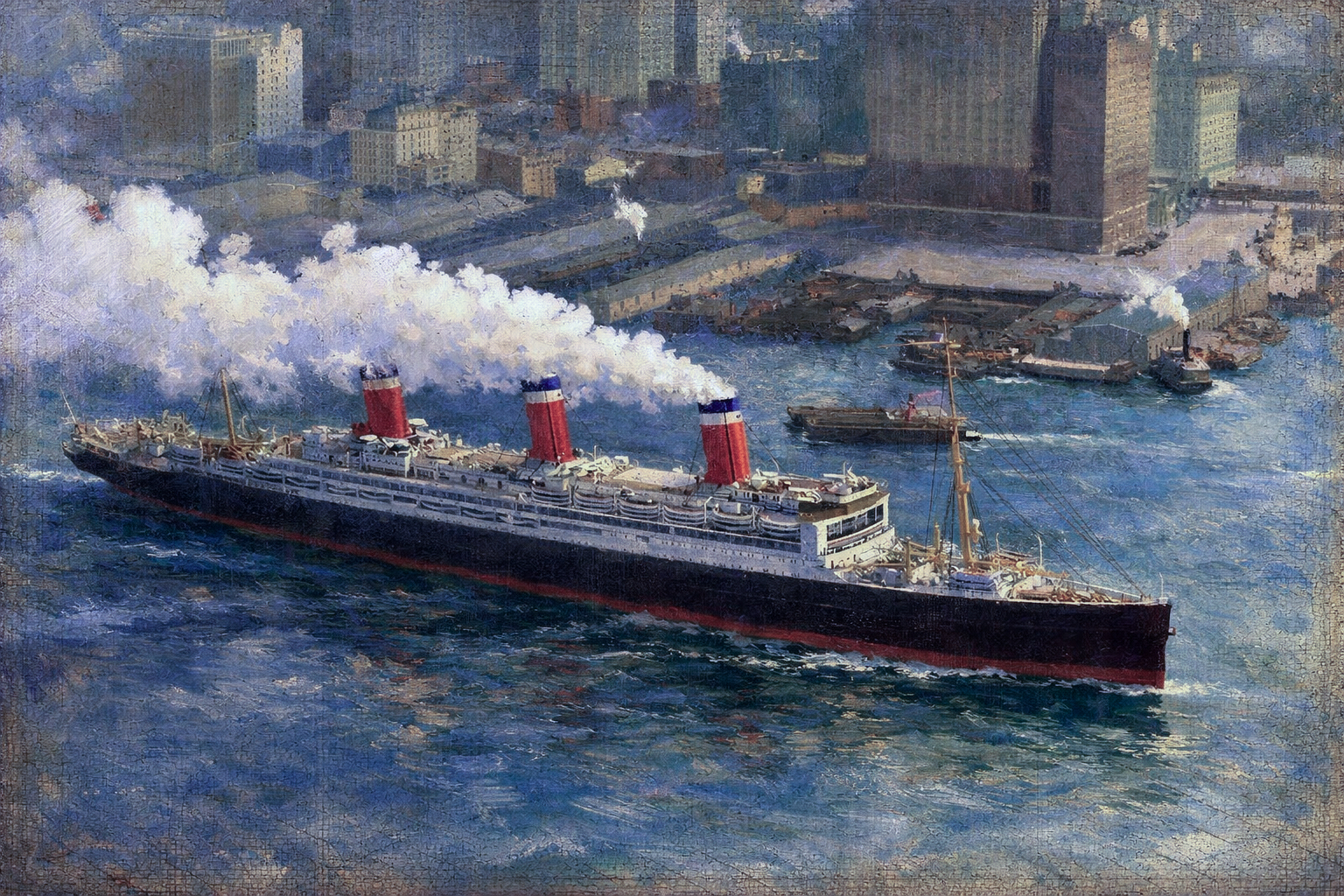 SS Leviathan seen in a dramatic closing image at the end of the page.