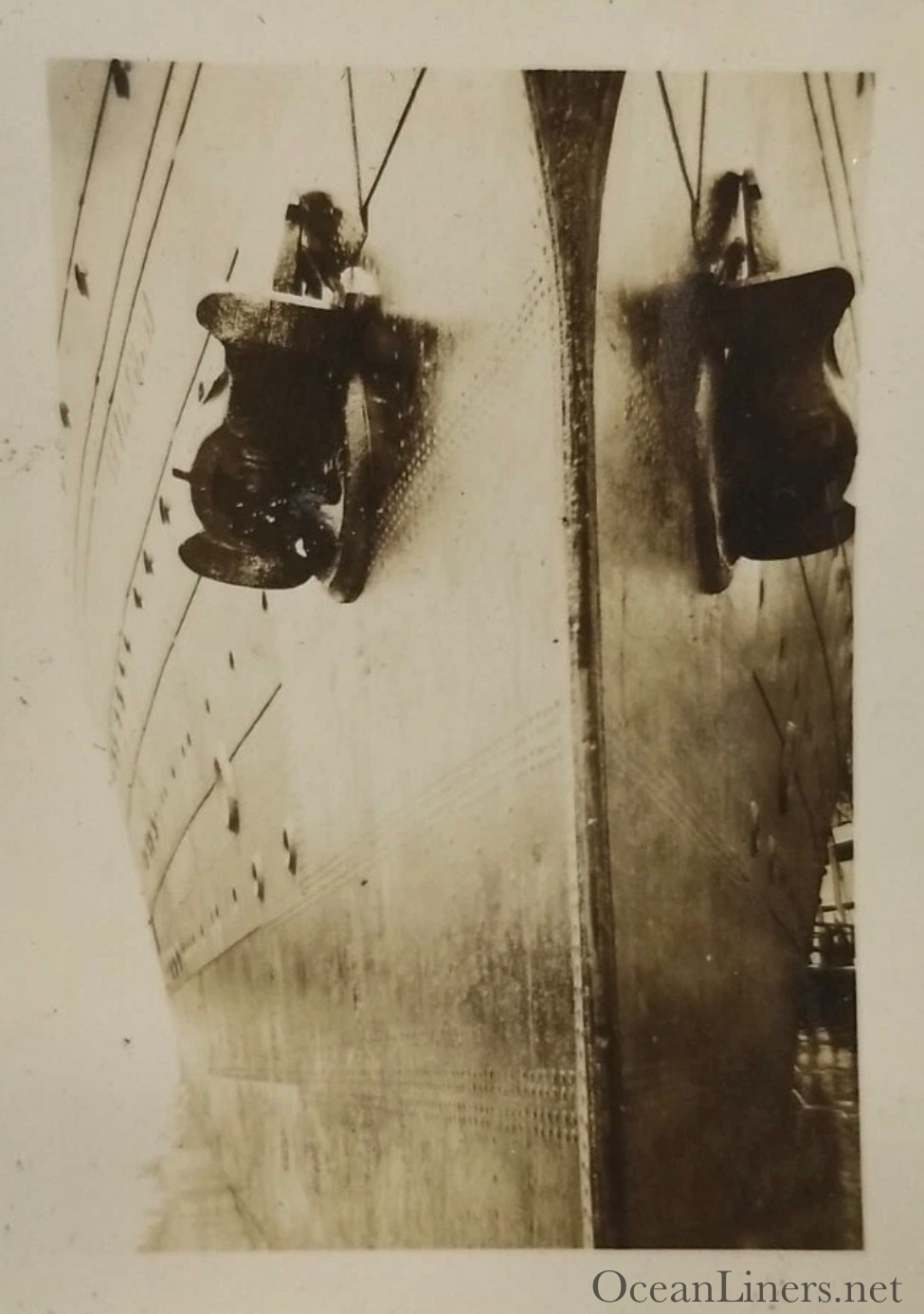 Bow of the SS Leviathan