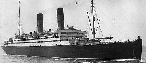 SS Caronia (Cunard Line ship image)