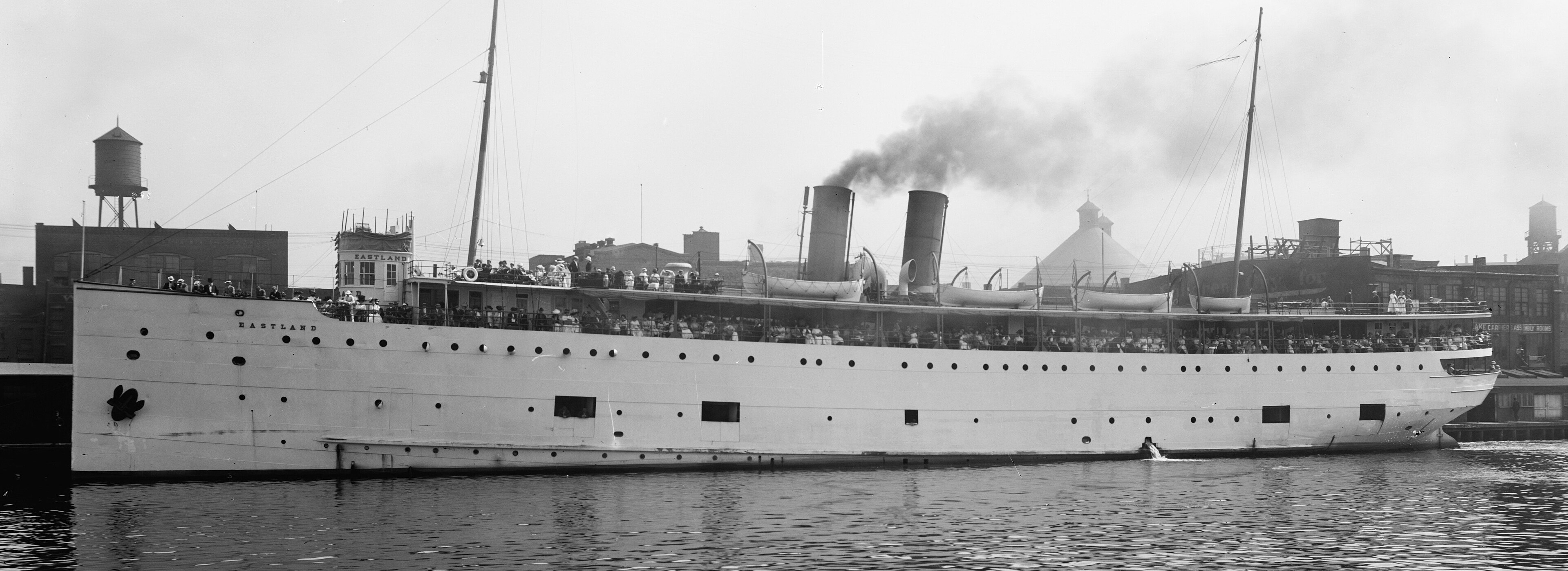 SS Eastland (Great Lakes passenger ship image)