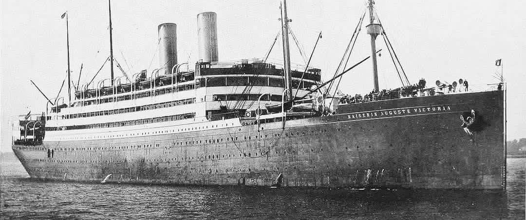 SS Kaiserin Auguste Victoria (Hamburg America Line ship image)