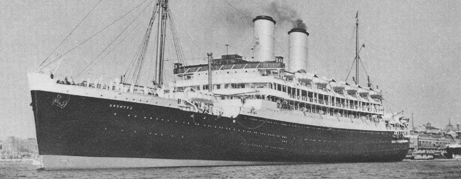 SS Orontes (Orient Line ship image)