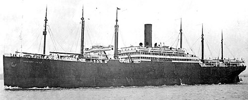 SS President Lincoln (Hamburg America Line ship image)