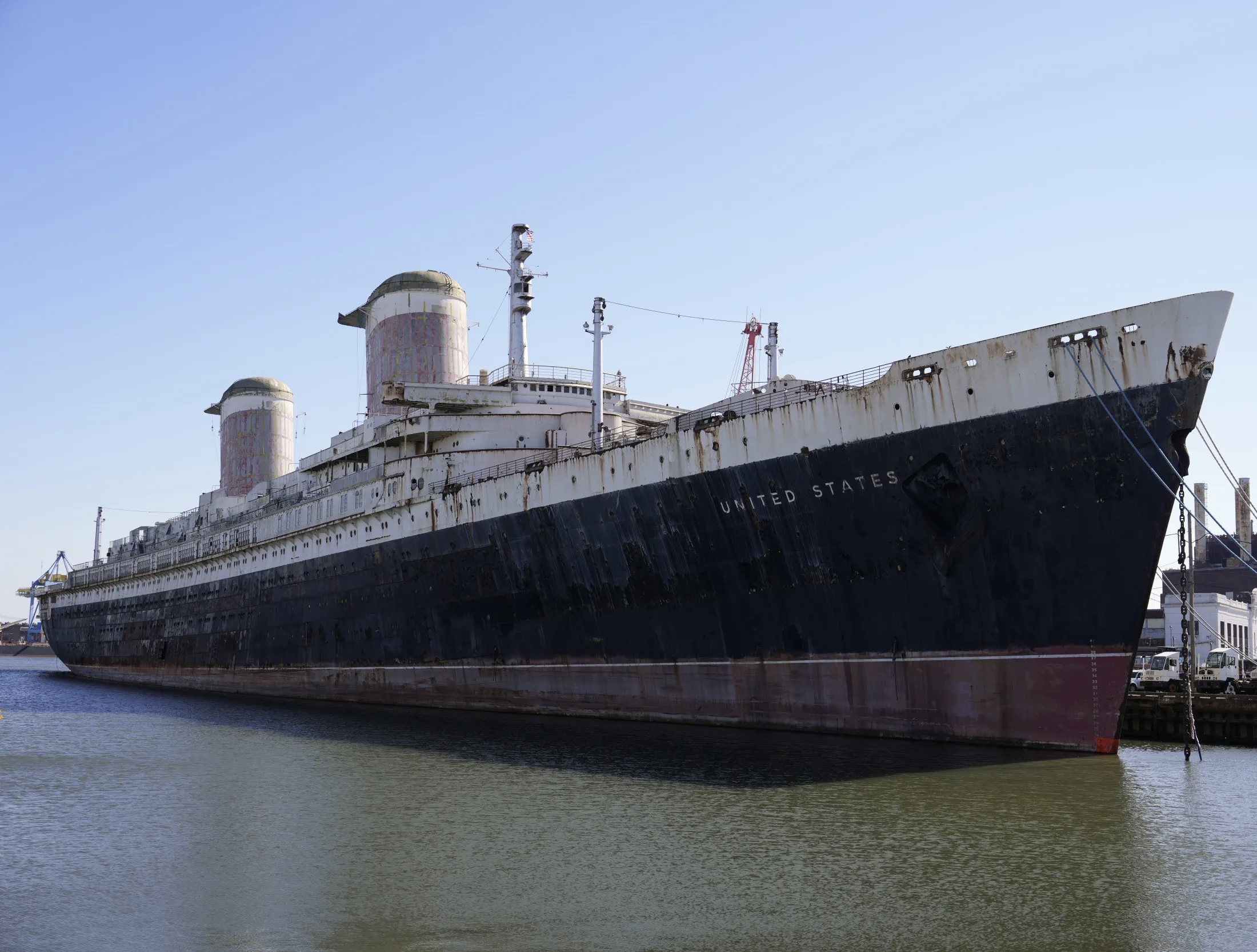 Representative image for a page evaluating the preservation history of SS United States.